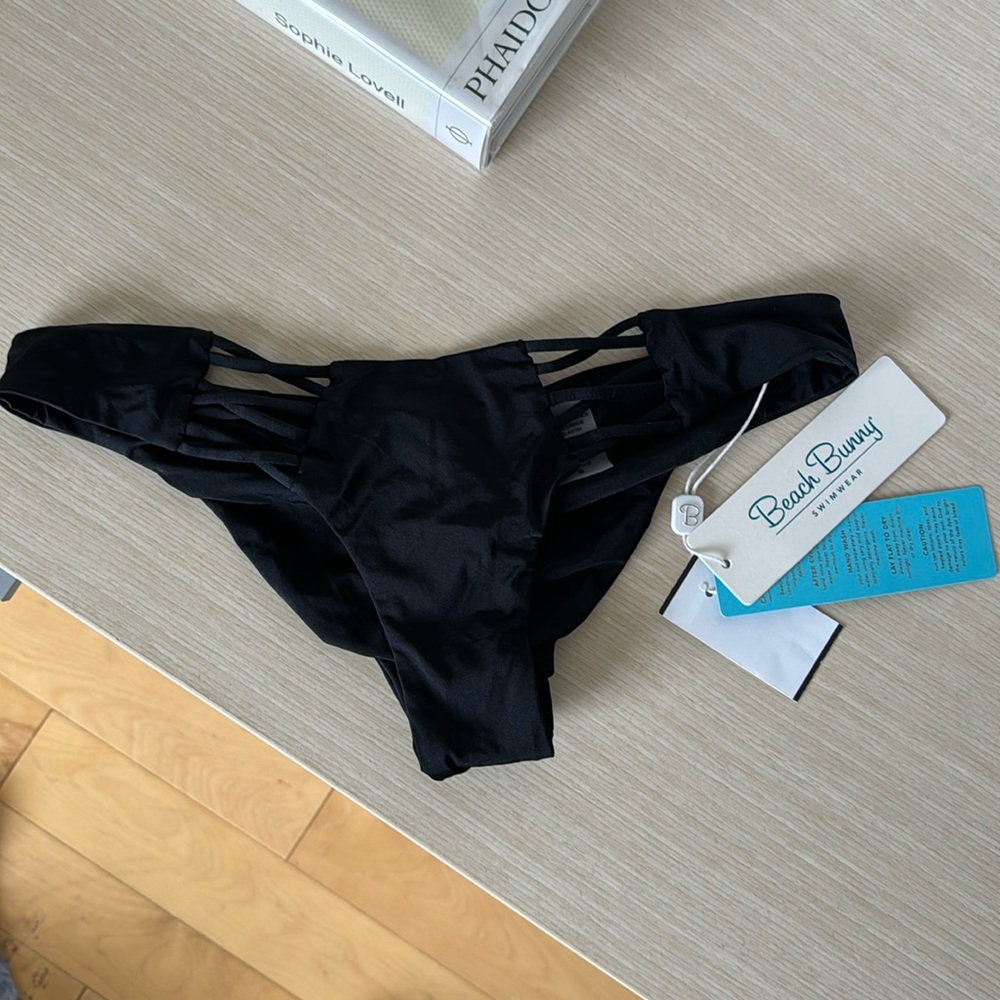 Beach bunny swimwear bottoms x-cross front hip skimpy